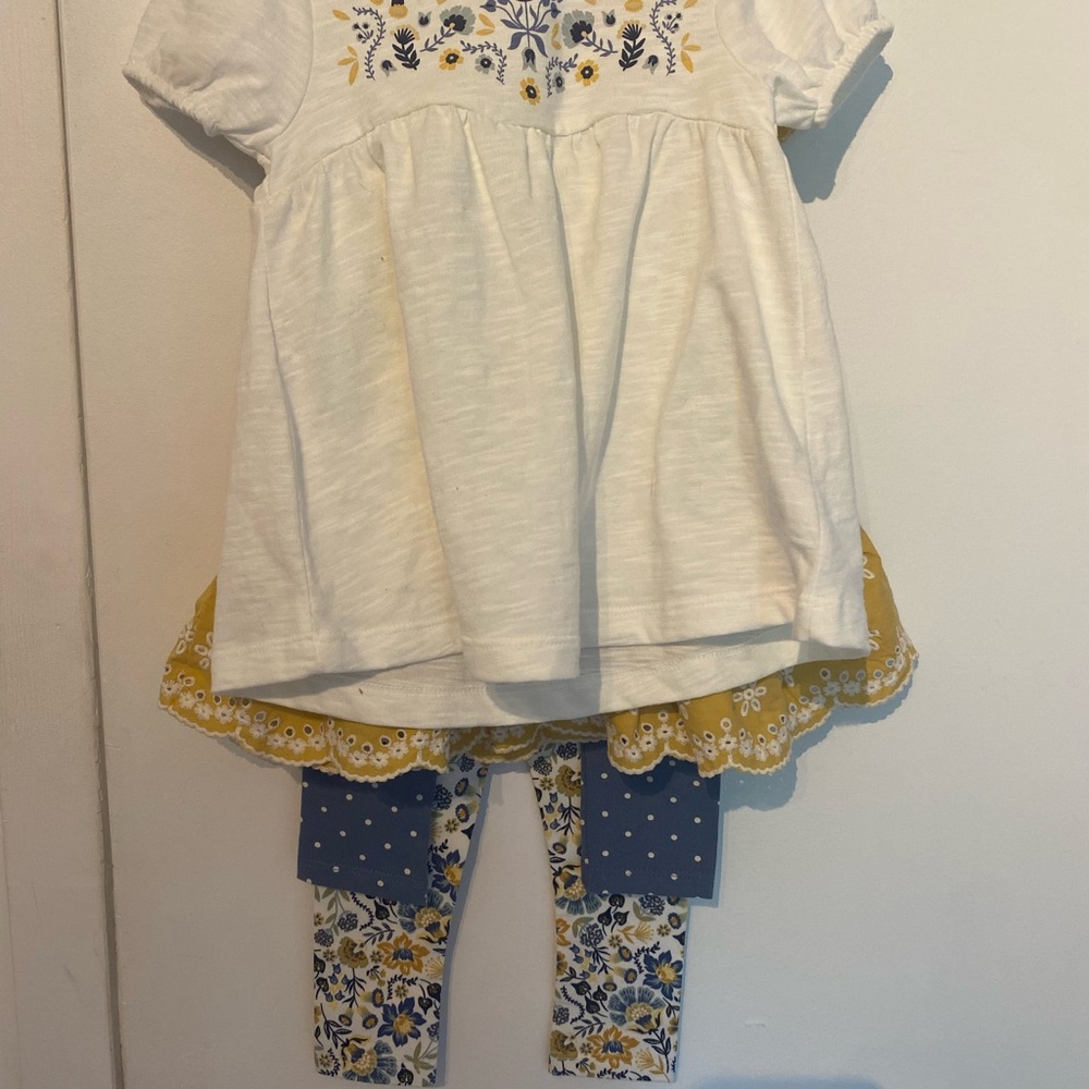 Tommy Bahama White and Yellow Floral 4 piece set